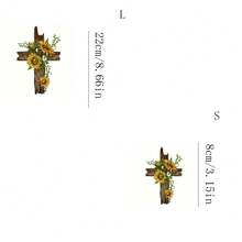 1件/2件/3件装向日葵热转印图案，适用于围裙、厨房用巾、帆布包、T恤、抱枕等。 - L+S - 查看 7