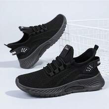 Fleece-Lined Warm Athletic Shoes, Providing Warmth, Slip Resistance, And Comfortable Feel, Suitable For Winter Outdoor Activities, Commuting, And Light Exercise. Machine Washable. A Top Choice For Valentine's Day Gifts. - 黑色 - 查看 2