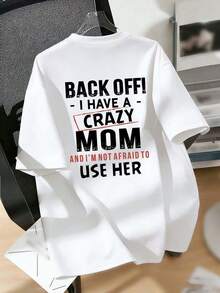 Tween Boy Casual Funny Print Crew Neck Short Sleeve T-Shirt, Summer Top - White - View 4