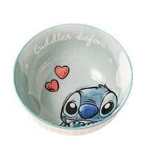 Disney Vajilla de cerámica con diseño de Stitch, cuencos de arroz para el hogar, juego de cuencos y platos de alta calidad, set de regalo - Multicolor - Ver 3