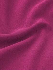 Elegant French Romantic Backless Hollow-Out Cinched Waist Sexy Charming Maxi Dress, Burgundy, Suitable For Christmas, Holiday Party, Date - 玫紅色 - 查看 9
