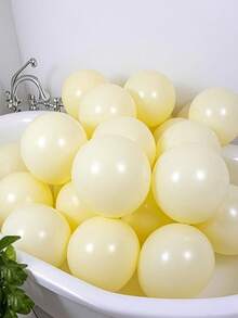 Pastel Yellow Balloons Different Sizes 36 18 12 10 5 Inch Light Yellow Thick Latex Balloon Arch Kit For Gender Reveal Shower Birthday Wedding Bridal Shower Easter Spring Sunflower Bee Party Decorations - View 5