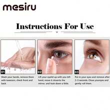 MESIRU 1 Pair Soft 14.2mm Suitable For Daily Wear. Annual Disposable Cosmetic Lenses - Blue - View 5