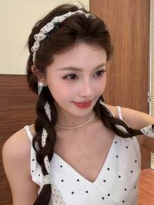 Bộ 1/3 chiếc băng đô cài tóc ruy băng hoa rộng mùa xuân hè, thiết kế vương miện cao với răng lược chống trượt, phụ kiện tóc đa năng, phong cách đồng quê cổ điển, ngọt ngào và dịu dàng, phù hợp cho các hoạt động hàng ngày, phụ kiện làm đẹp tối giản và thời trang dành cho nữ, trang trí nhà cửa và phòng ngủ. - Nhiều màu - Xem 5