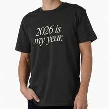 2026 Is My Year Premium T-Shirt - 黑色 - 查看 1