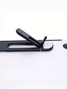 1pc Portable, Foldable, Adjustable Laptop Stand To Upgrade Your Laptop Setup! Compact Laptop Cooling Raised Invisible Folding Stand With Height Adjustment - Black - View 5