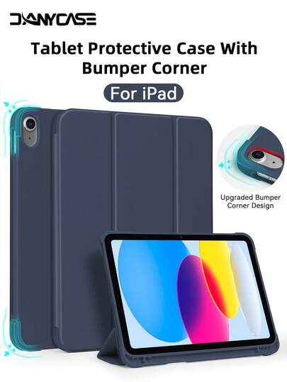 DANYCASE Tablet Case With Pencil Holder For A16 Air 11 M3 M2 Pro 11 M4 M5 7th 8th 9th 10.2" 10th 10.9 Air 4 Air 5 Corner Guard Design