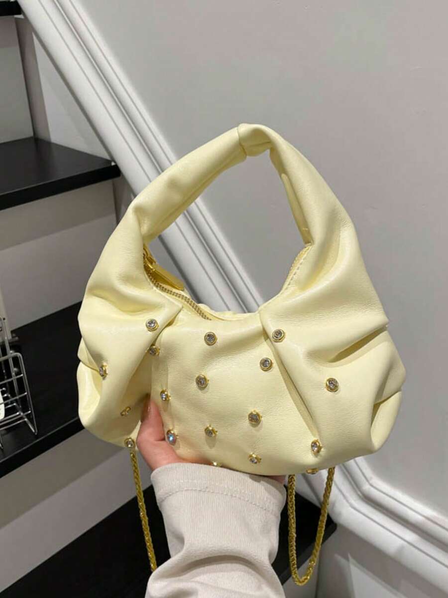 Women's Handbag, Fashion Shoulder Bag For Party - Yellow - View 1