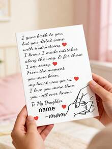 Personalized Folding Greeting Cards (With A Custom Envelope) Allow You To Customize Your Message And Heartfelt Expression, Crafted From Premium Paper. - Multicolor - View 6