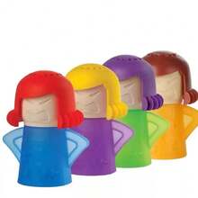 这是一款全新的卡通造型微波炉清洁器，一体成型。它可以用来去除油脂，清洁微波炉，保持微波炉清洁卫生，防止细菌滋生。 - A - 查看 2