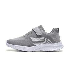 Zapatillas deportivas informales para niños y niñas, zapatos de correr atléticos para niños - Gris - Ver 5