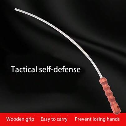 Multipurpose Tactical Whip Baton Self-Defense Tool, Portable, Suitable For Bicycle, Running