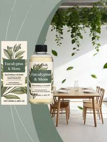 1瓶100毫升桉树苔藓精油，散发清新木质香气。适用于家居空气清新剂。柔和优雅的香薰机 - 100毫升桉树苔藓香薰精油 - 清新木质香调，为家居带来洁净优雅的空气芬芳 - 家居礼品，节日礼品！ - 100毫升 - 查看 2