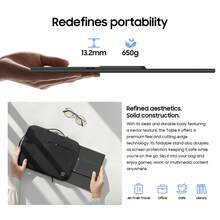 Blackview Table 9 Portable Monitor 16.1inch FHD Gaming Monitor For Laptop PC Phone Mac Xbox - 黑色 - 查看 5
