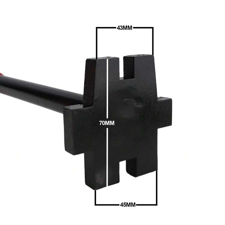 Universal Oil Drum Opening Wrench - Blk - A - View 2