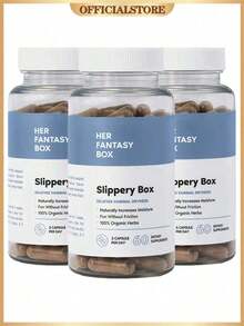 Slippery Box Feminine Care For Vaginal Health - 60 Fast-Acting Capsules For Women's Wellness, PH Balance, And Intimate Support, Probiotics For Women - 3瓶 - 查看 12