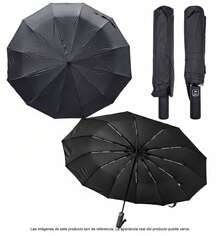 Umbrellas And Rain Hat Umbrellas - Black(without Bag) - View 1