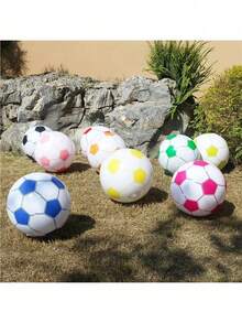 Bộ 1/3/5 quả bóng đá bãi biển/bóng bãi biển/bóng trang trí hồ bơi bằng PVC, bóng quảng cáo bơm hơi, thích hợp cho World Cup tại Mỹ, Canada, Mexico, bóng đá nước bơm hơi, thích hợp để trang trí tiệc bãi biển hoặc hồ bơi, hoạt động trò chơi dưới nước ngoài trời. - bóng đá - Xem 2