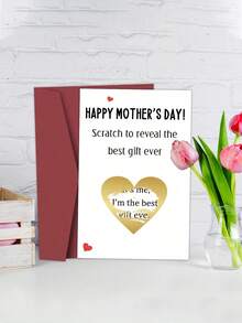 1张趣味母亲节刮刮卡，附信封，刮开后可获得特别的互动式母亲节礼物卡，还有送给女儿/儿子的惊喜。 - 查看 8
