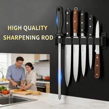 ELephas Plus Pro 高碳合金钢磨刀器 - 轻便厨师/户外刀具磨刀棒，研磨工具 - 磨刀棒 - 查看 2