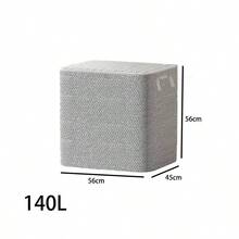 Túi đựng chăn ga gối đệm dung tích lớn dùng trong nhà, giỏ đựng chăn ga gối đệm di động cho phòng khách/phòng ngủ, túi vải đựng đồ, túi vải không dệt khi di chuyển, túi đựng chăn ga gối đệm dung tích lớn cho phòng ngủ. - Xám - Xem 8