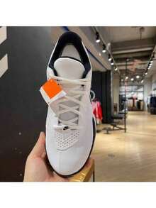 Nike AIR ZOOM G.T. CUT ACADEMY男子實戰運動籃球鞋 - 白色 - 查看 9