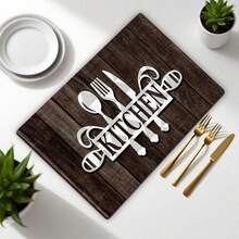 1pc Kitchen Pattern Draining Mat, Coffee Maker Drip Tray, Dish Drying Mat, Placemat, Kitchen Use - Multicolor - View 3