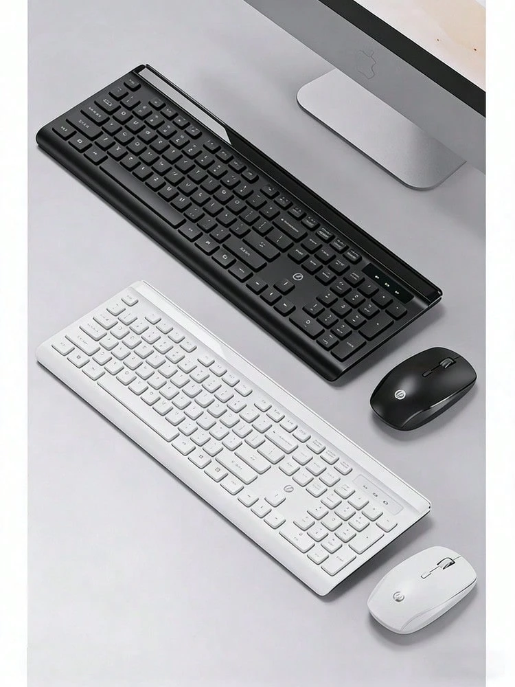 HP CS500 Ultra-Thin Keyboard + Silent Mouse Set, Plug And Play Connection, Splash-Proof Protection, Multi-Device Compatible, Long-Lasting Battery Life, Stable Transmission - View 1
