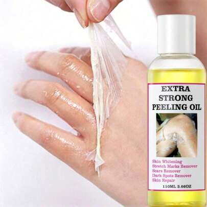 Yellow Peeling Oil, Peeling Oil For Dark Skin, Strong Peeling Oil Extra Strength, Exfoliating Peeling Solution For Body All Skin Type