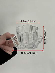 Bộ bát và đĩa thủy tinh kẻ sọc hoa văn kiểu Ins Style, bát tráng miệng trang nhã, bát đựng trái cây, sữa chua, kem, đường, nước, salad, đồ ăn nhẹ, bát tổ chim. - Trong sáng - Xem 9