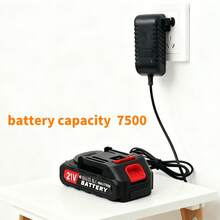 Cordless Pressure Washer, 550 High-Power Motor & 14 Plunger, 21V 6.75A 3.1L/Min Flow Rate, Portable Handheld With 6-In-1 Nozzle &Nozzle With Container, Cleaner For Car, Home, Garden, Deck, Floor.Gift - A - View 9