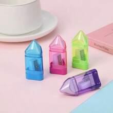 New All-In-One Pencil Sharpener And Eraser, Suitable For Students And Children, Ideal Back To School Gift - Multicolor - View 3