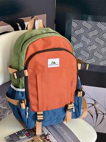 Dopamin-Farben süßer Bonbon Rucksack, multifunktionaler modischer Rucksack geeignet für Laptops und Tablets, leichter atmungsaktiver Rucksack, großer Kapazität Studentenrucksack, geeignet für Reisen, Universität/Highschool Schulanfang, Urlaub/Geburtstags Geschenk - Verschiedenfarbig - Übersicht 9