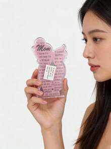 1件亚克力桌面摆件，创意妈妈礼物（来自女儿和儿子），适合送给新妈妈、单亲妈妈的生日和母亲节礼物，也适合家庭办公室装饰。 - 查看 2