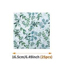 Bộ đồ dùng ăn uống dùng một lần Green Leaf gồm đĩa, khăn ăn và cốc - Bộ 10 người, thích hợp cho tiệc sinh nhật, đám cưới, tiệc theo chủ đề, dã ngoại gia đình. - Kiểu 4 - Xem 7