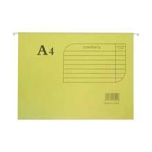 A4 Suspension Files Storage In Filing Cabinet Hanging File Insert Tabs Set Of 20 - Sets - View 4