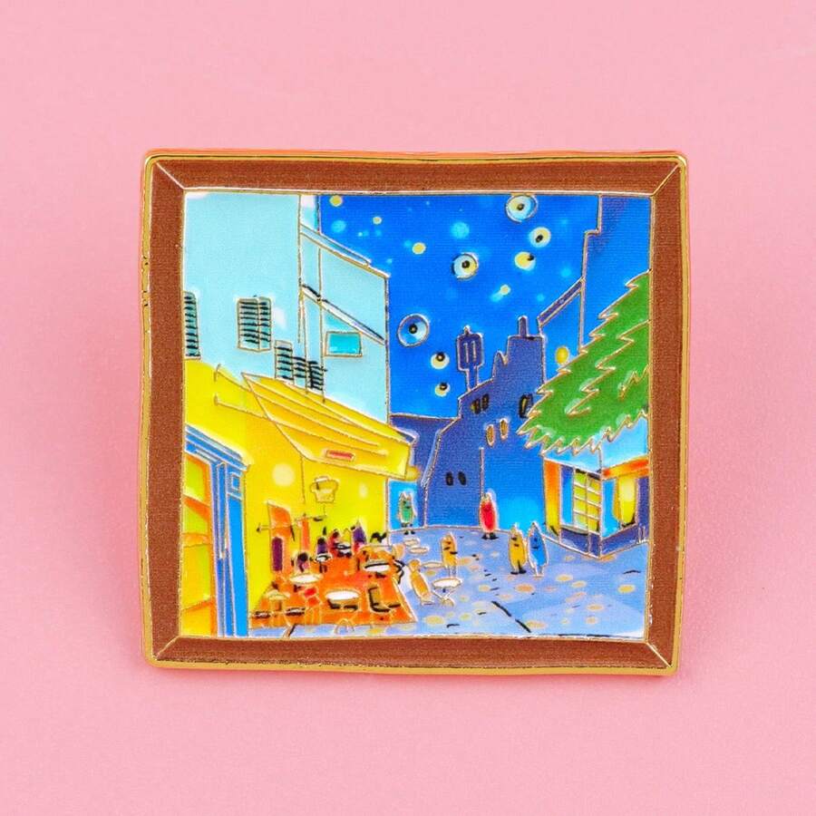 Enamel Brooch Pin, Fashion Jewelry Accessory, Gift For Women