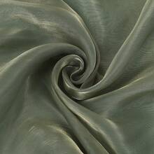 1件水波纹雪纺面料，柔软垂坠网纱面料，适用于婚纱DIY缝纫 - 多色 - 查看 51