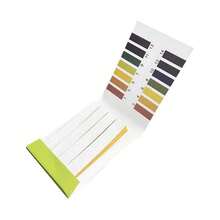 80 pièces/paquet Bandelettes de test de pH, ensemble complet de contrôleur de pH 1-14 Indicateur de papier pH, kit de test de qualité de l'eau, pour usine - Vert - Voir 6