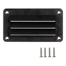 Rejilla de ventilación para RV, rejilla de salida de ventilación profesional para baño y oficina, accesorios para bote yate, ventilador de escape, 1 Uds. ML2U - Negro - Ver 10