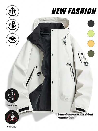 2025新款女士休闲户外防风外套，实用大衣，情侣防风衣，骑行夹克，登山夹克，滑雪夹克