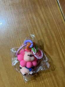 可爱向日葵和小猪情侣钥匙扣，创意高品质包包挂饰 - 彩色 - 查看 15