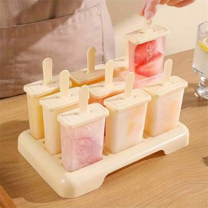 Popsicle Mold, Creative Popsicle Mold, Plastic Popsicle Mold, Ice Cream Mold, Frozen Ice Cube Tray, Home Popsicle Mold, Jelly Mold, Kitchen Supplies, Kitchen Accessories