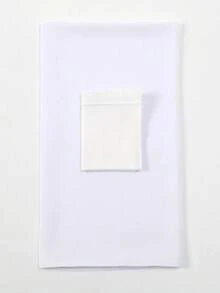 2pcs Women Scarf Headband Set, Versatile Underlay Cap Combo, Hijab, Middle East Abaya Matching, Elastic Underlay Cap, Chiffon Scarf & Cap Set, Casual Outfit - White - View 8