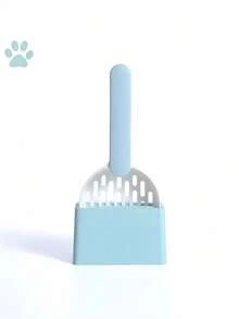 猫砂铲套装（含底座）、塑料猫砂铲、粪便筛网、网状铲、不粘长柄猫砂铲、猫砂盆清洁铲、猫咪清洁工具、猫咪用品、猫砂盆清洁 - 彩色 - 查看 16
