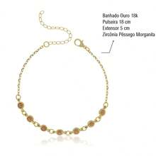 Women's Set: Bracelet, Chain, Pendant, And Heart Earrings, 18k Gold Plated Costume Jewelry - 香檳色 - 查看 6