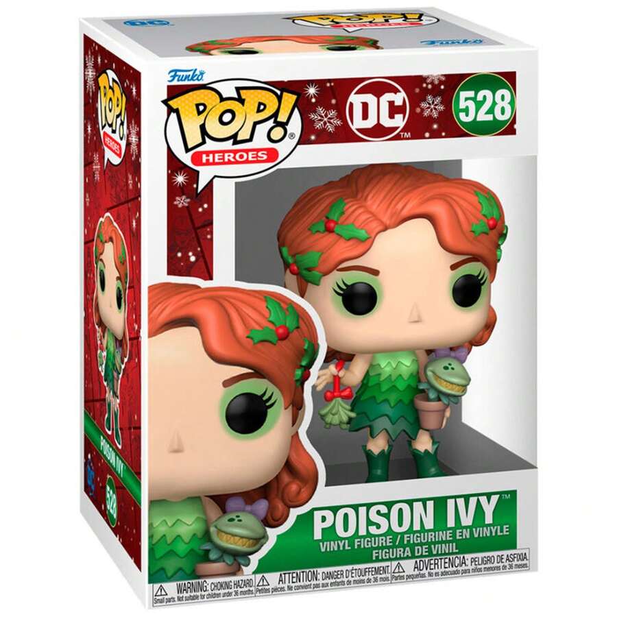 Funko مجسم فانكو بوب من دي سي كوميكس - بويزن آيفي هوليداي #528 - مجسم فينيل قابل للتجميع بطول 9 سم - إصدار خاص بالعطلات مع نبات الدبق ونبات لاحم - منتج رسمي - هدية لهواة الجمع - شحن مجاني ✅ توصيل خلال 24/48 ساعة إلى إسبانيا - الخيار الثاني - مشاهدة 1