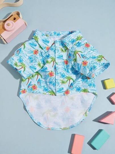 1pc Non-Stretch Polyester Slim Fit British Style Cat & Dog Shirt, Suitable For Small To Medium Pets, Especially Not Suitable For Large Dogs (Product Runs Small, Recommend Ordering 1-2 Sizes Up)