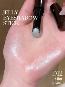 JOOCYEE "JELLY EYESHADOW STICK" - Phấn mắt dạng thỏi có kết cấu gel, tạo hiệu ứng rạng rỡ, phấn mắt dạng lỏng với nhũ mịn, giúp làm sáng da khi sử dụng hàng ngày. - D12 Mint Gleam - Xem 5