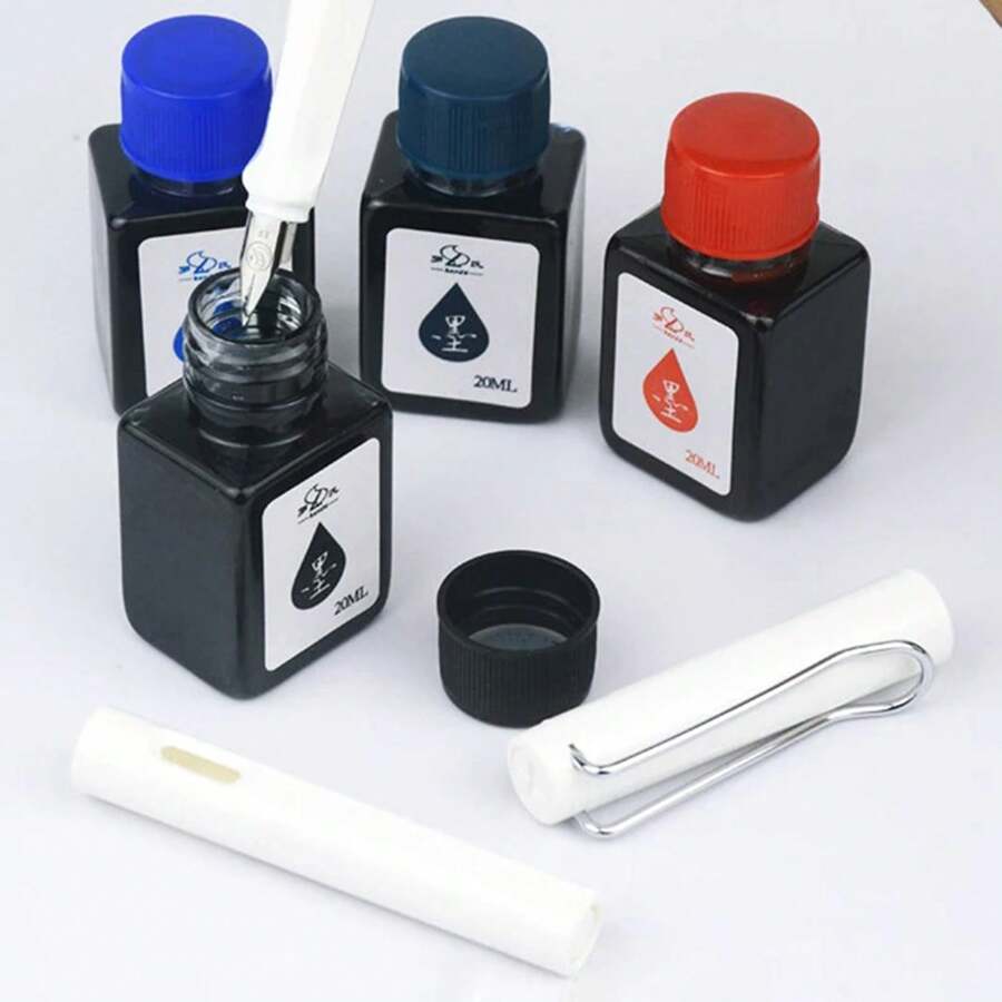 Rotulador de aceite de Graffiti permanente de secado al instante, recarga de tinta para rotuladores, 20ml VVRB - Azul negro - Ver 1